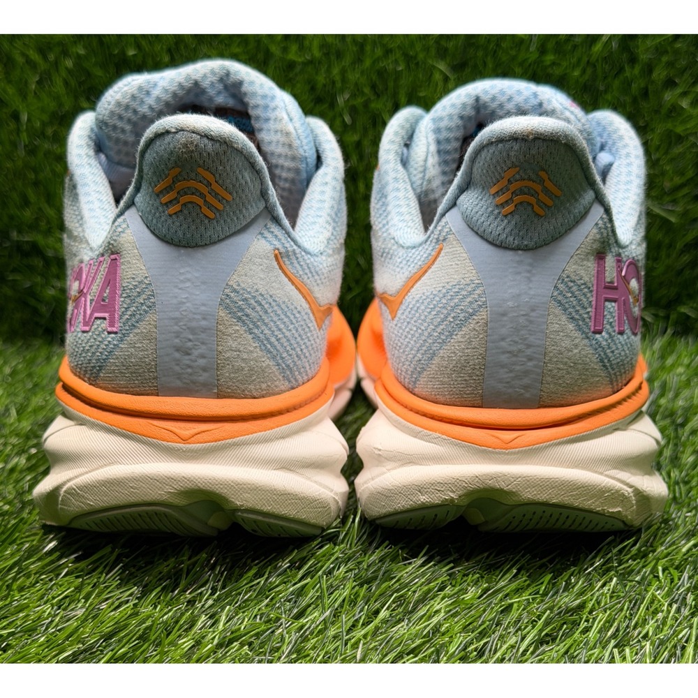 Hoka Clifton 9 Womens size 10.5B Running Shoes Airy Blue Ice Water 1127896 ABIW - Picture 7 of 11